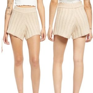 NWT BLANK NYC Sweater Knit High Waisted shorts